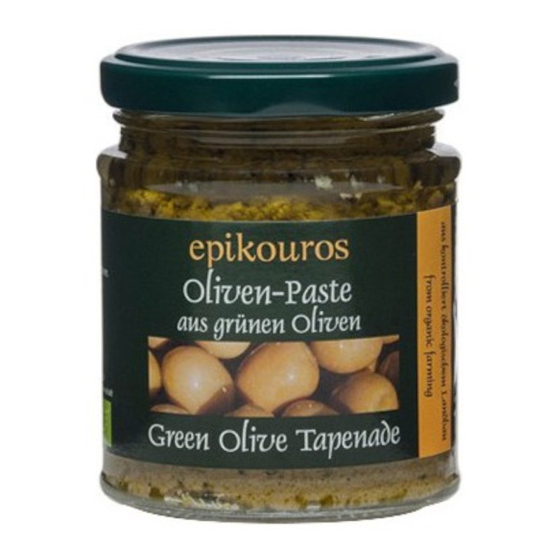 Set 2 x Pasta din Masline Verzi Tapenade, Bio, Epikouros, 190 g