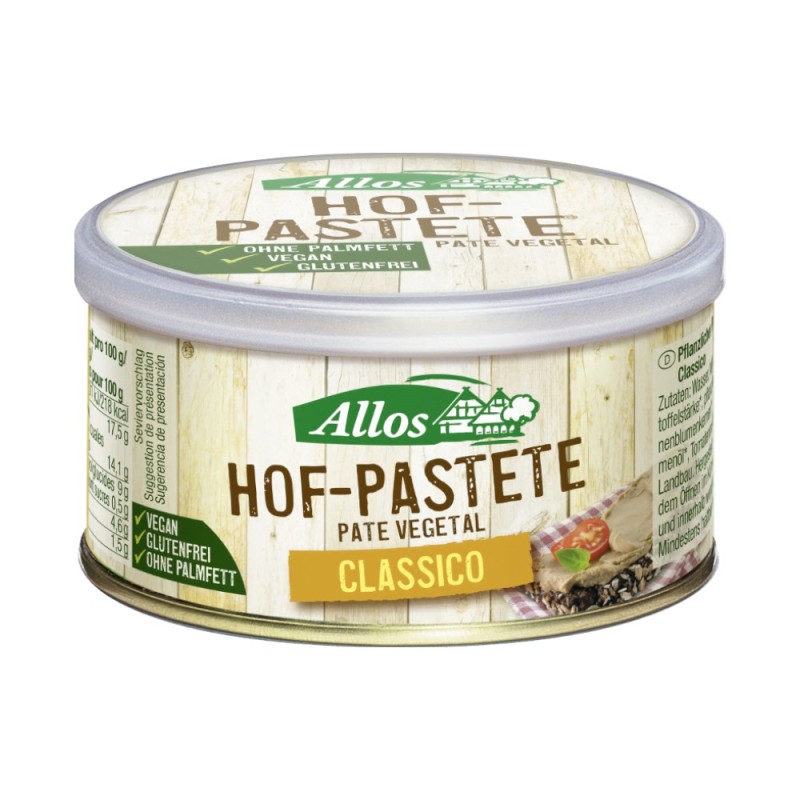 Set 2 x Pate Vegetal Clasic Eco, Allos 125 g
