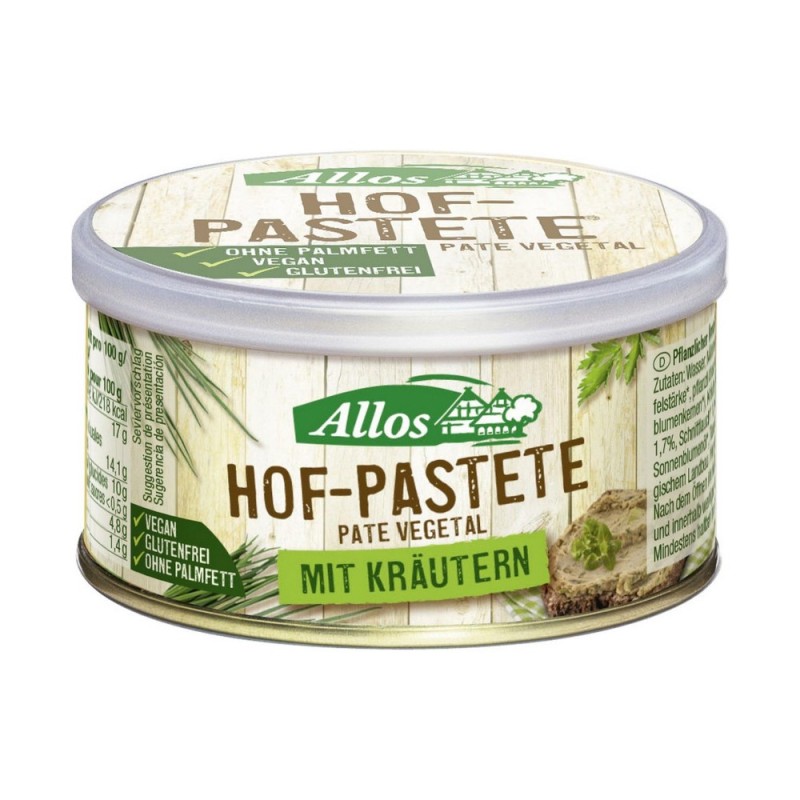 Set 2 x Pate Vegetal cu Verdeturi Eco, Allos, 125 g