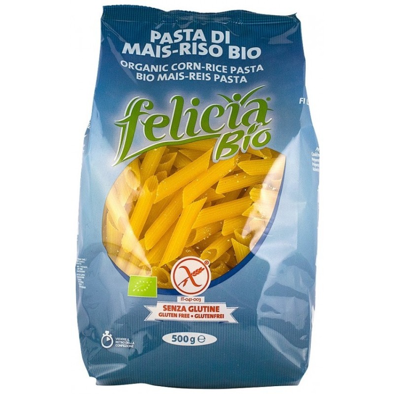 Set 2 x Penne BIO din Malai si Orez, Fara Gluten, 500 g Felicia