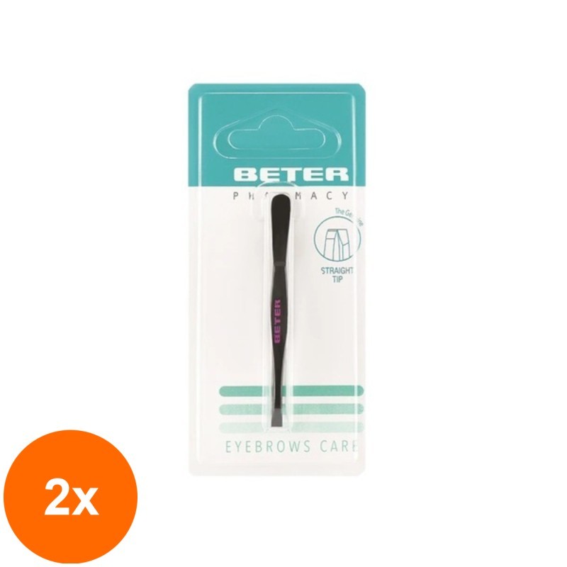 Set 2 x Penseta Neagra Beter, Varf Drept