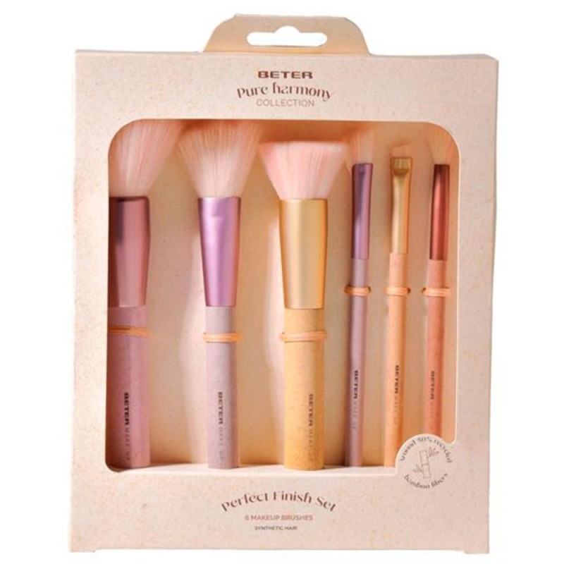 Set 2 x Pensule Machiaj Beter Pure Harmony Perfect Finish, 6 Bucati