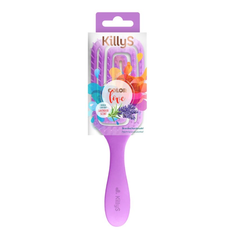 Set 2 x Perie Parfumata pentru Par, Lavanda, Killy's