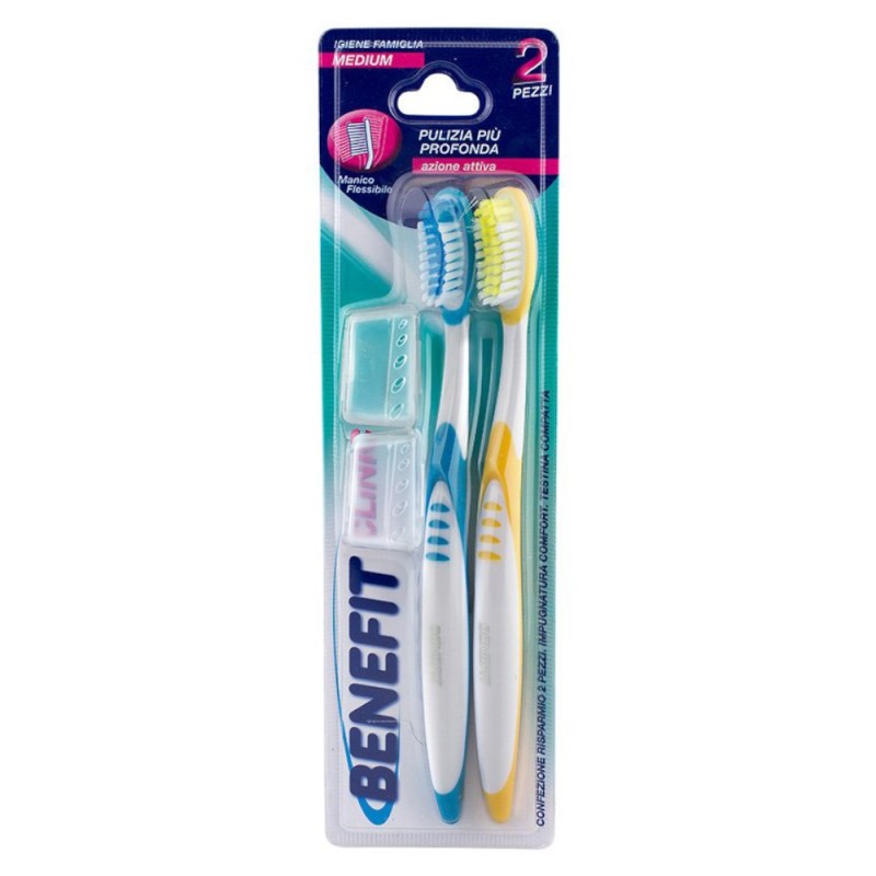 Set 2 x Periute de Dinti Benefit, Peri Medii