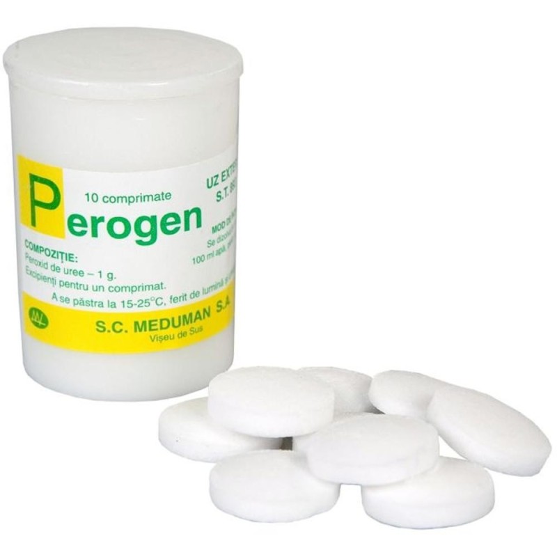 Set 2 x Perogen Dezinfectant cu Spectru Larg, 10 Tablete