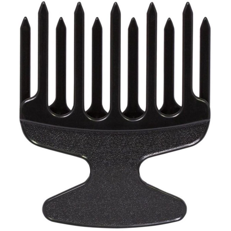 Set 2 x Pieptene Par Afro, pentru Descurcarea si Definirea Buclelor, Dinti Largi, Negru