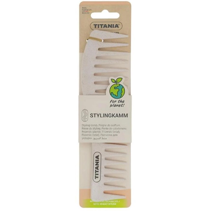 Set 2 x Pieptene Styling din Paie de Grau, Titania