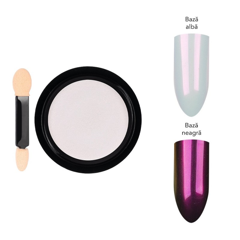 Set 2 x Pigment Unghii Aurora Luxorise, Fantasy Gold