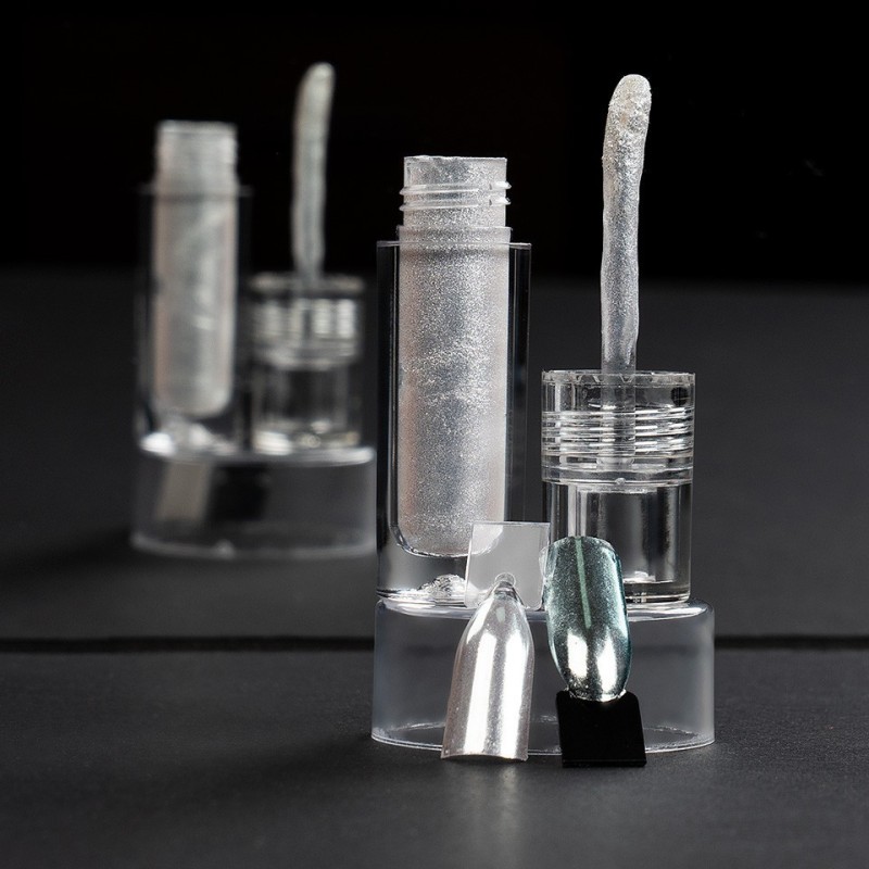 Set 2 x Pigment Unghii Chrome Luxorise, Metallic Glaze