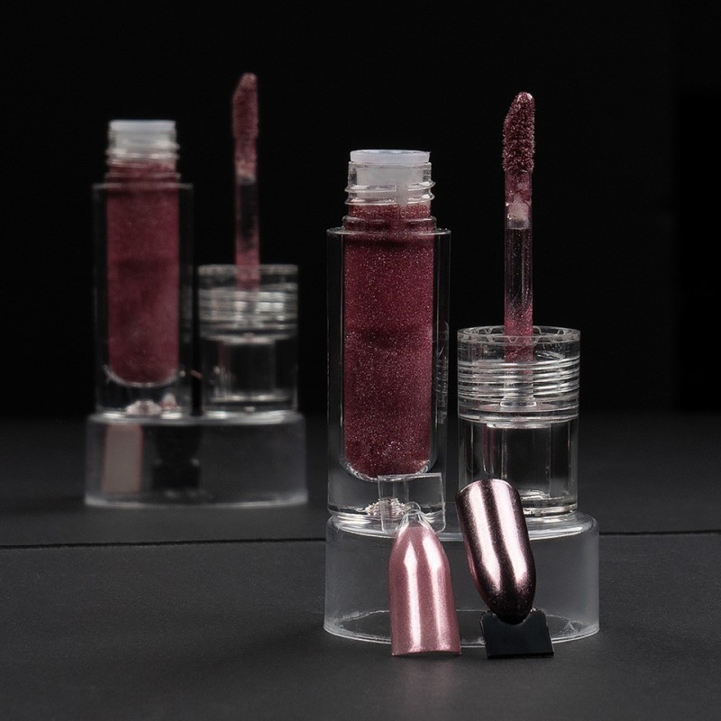 Set 2 x Pigment Unghii Mirror Luxorise, Rose Gold