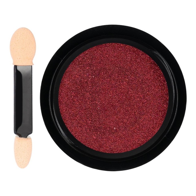 Set 2 x Pigment Unghii Mirror Powder Luxorise, Red Velvet