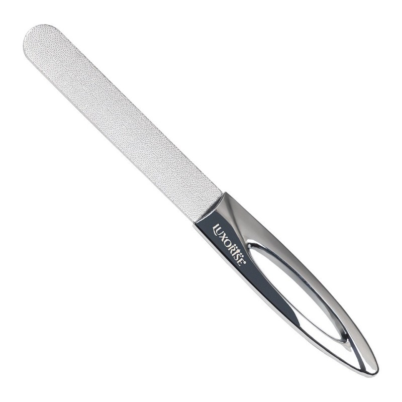 Set 2 x Pila Metalica Profesionala Manichiura si Pedichiura Luxorise, Silver 03