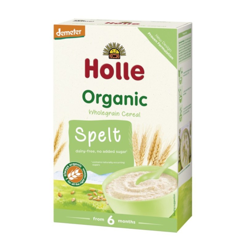 Set 2 x Piure din Grau Spelta Eco, Holle Baby, 250 g