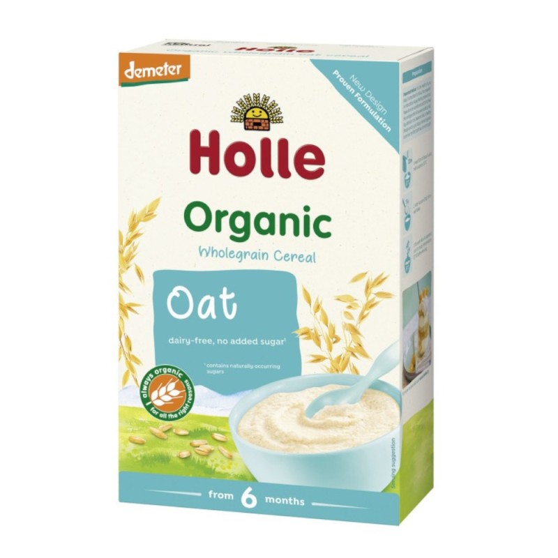 Set 2 x Piure din Ovaz Organic Eco, Holle Baby, 250 g