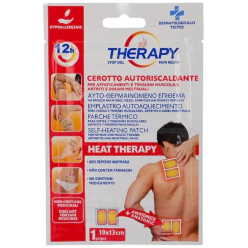 Set 2 x Plasture pentru Calmarea Durerilor cu Auto-incalzire Stopdol Therapy, 10 x 13 cm