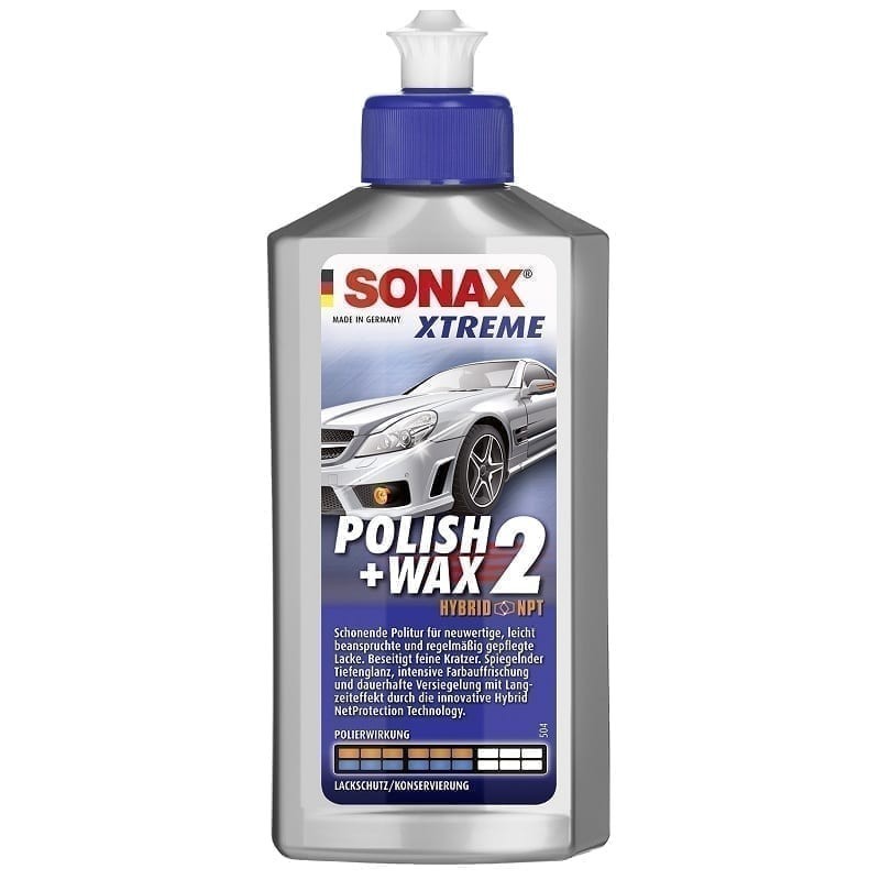 Set 2 x Polish cu Ceara, Polish&Wax 2, 250 ml, Sonax Xtreme