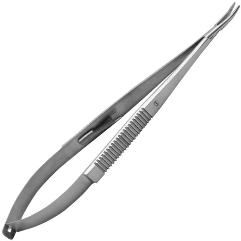 Set 2 x Port Ac Castraviejo Prima, Curbat, pentru Suturi Veterinare, 18 cm