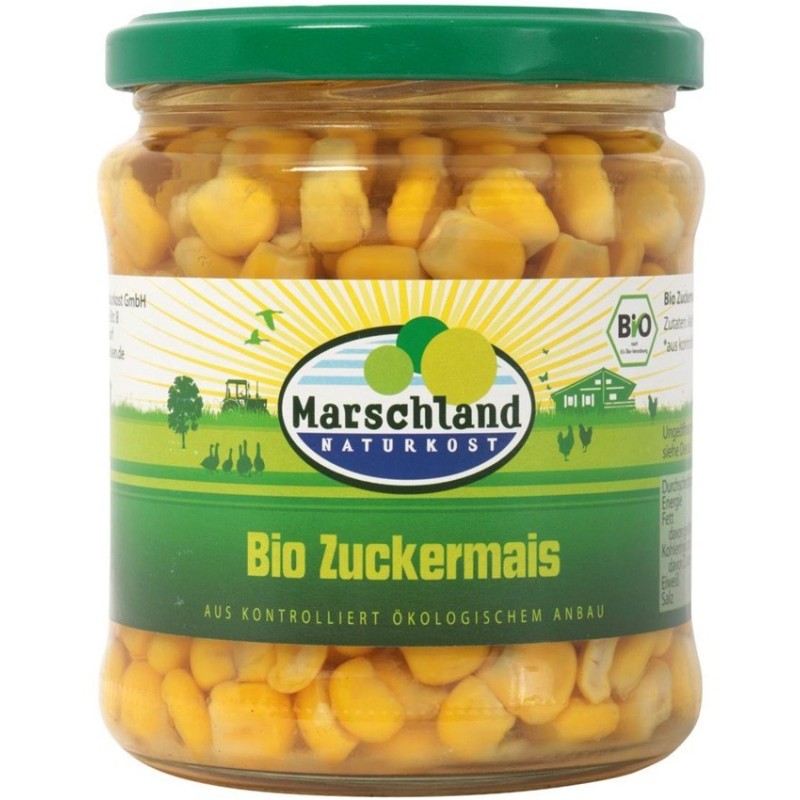 Set 2 x Porumb Dulce Bio, 330 g, Marschland