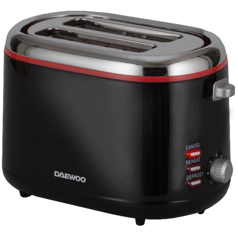 Set 2 x Prajitor Paine, 900 W, Functii Reincalzire si Decongelare, Tavita pentru Firimituri,  Daewoo