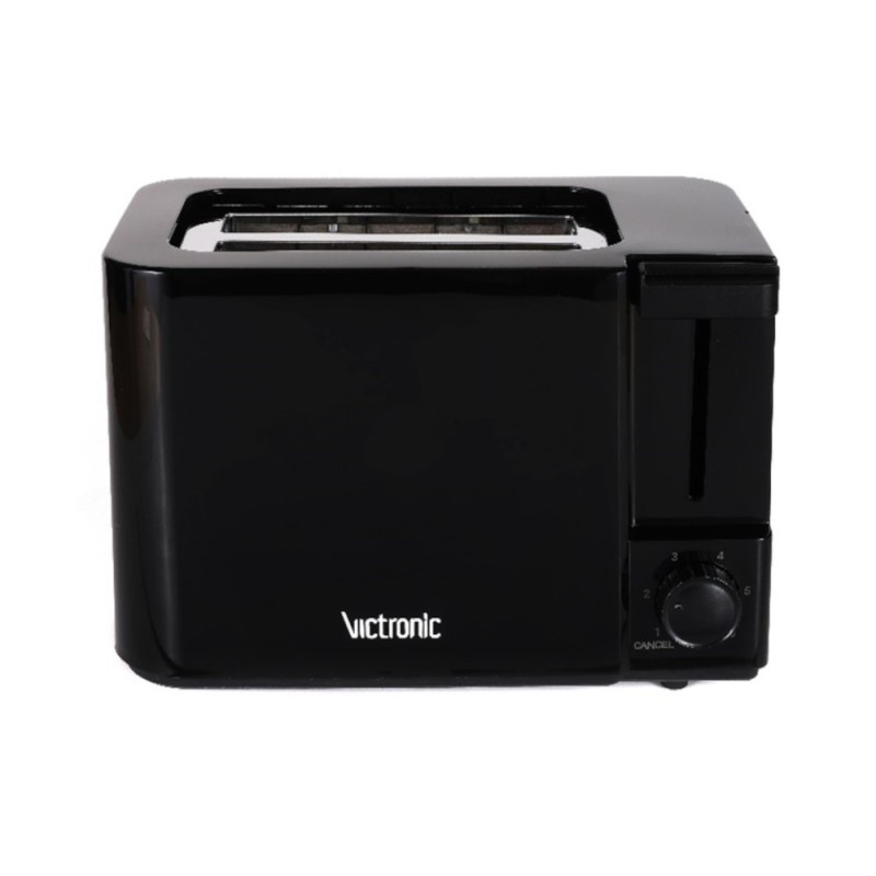 Set 2 x Prajitor pentru Paine, 650 W, Negru, Victronic