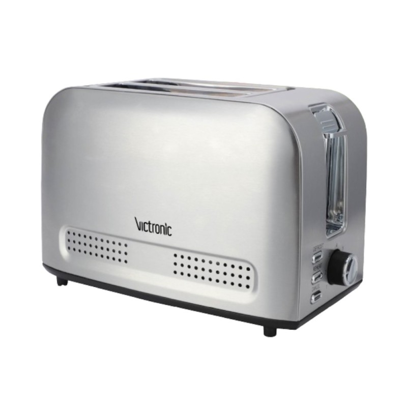 Set 2 x Prajitor pentru Paine, Carcasa din Inox, cu 2 Compartimente, 750 W, Victronic