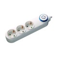 Set 2 x Prelungitor Electric cu Intrerupator, 3 Prize, Sectiune Cablu 3 x 1.5mm2, Lungime 5 m, 3680W, Well