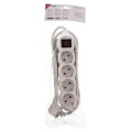 Set 2 x Prelungitor Electric cu Intrerupator, 4 Prize, Sectiune Cablu 3 x 1.5mm2, Lungime 1.5 m, Well