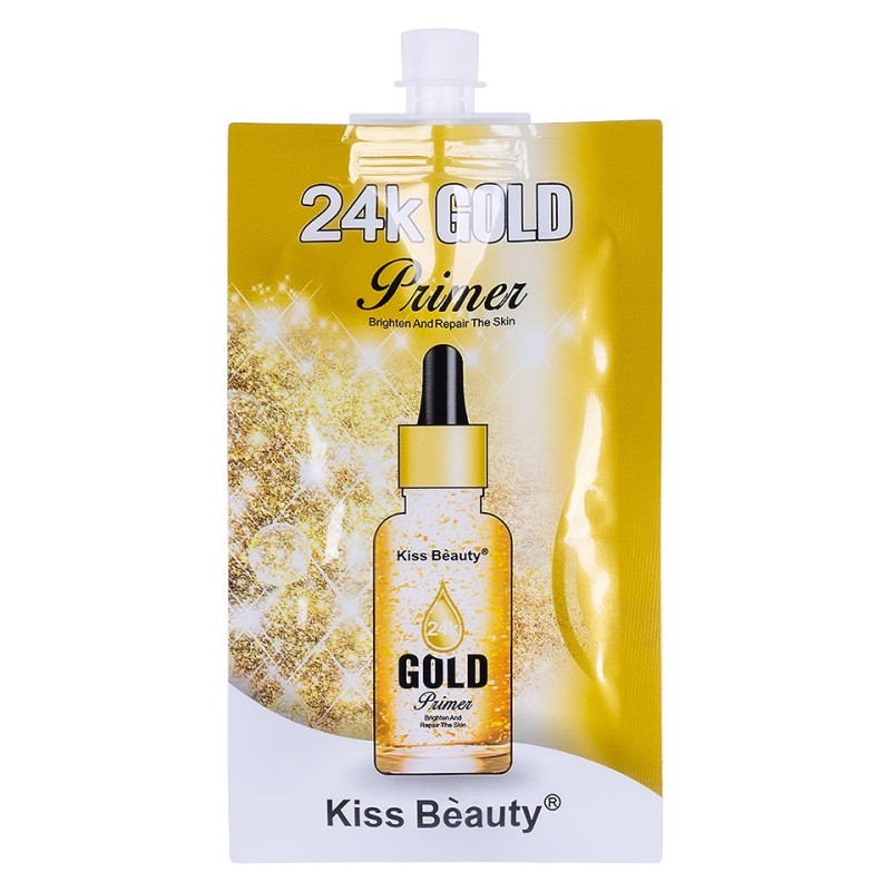 Set 2 x Primer Machiaj Kiss Beauty 24 Gold, 15 ml