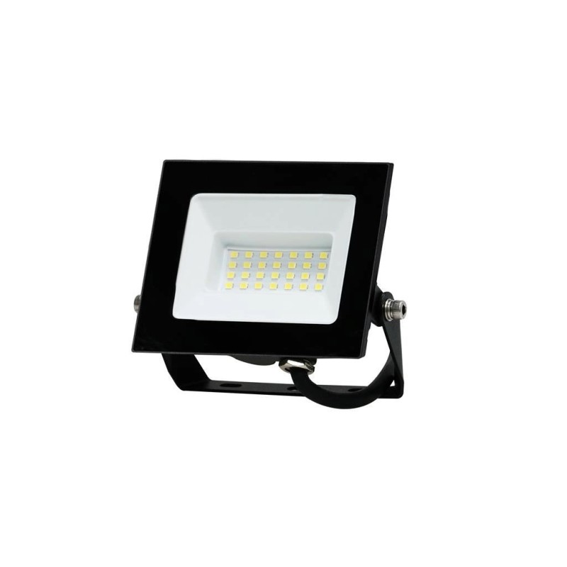 Set 2 x Proiector LED 20W, 1620lm, IP65, 6500K, Negru, Well