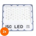 Set 2 x Proiector Led, Corp Metal, 150 W, 220  V, Z-tools