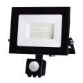 Set 2 x Proiector LED cu Senzor 30W, 2510lm, IP65, 4000K, Negru, Well