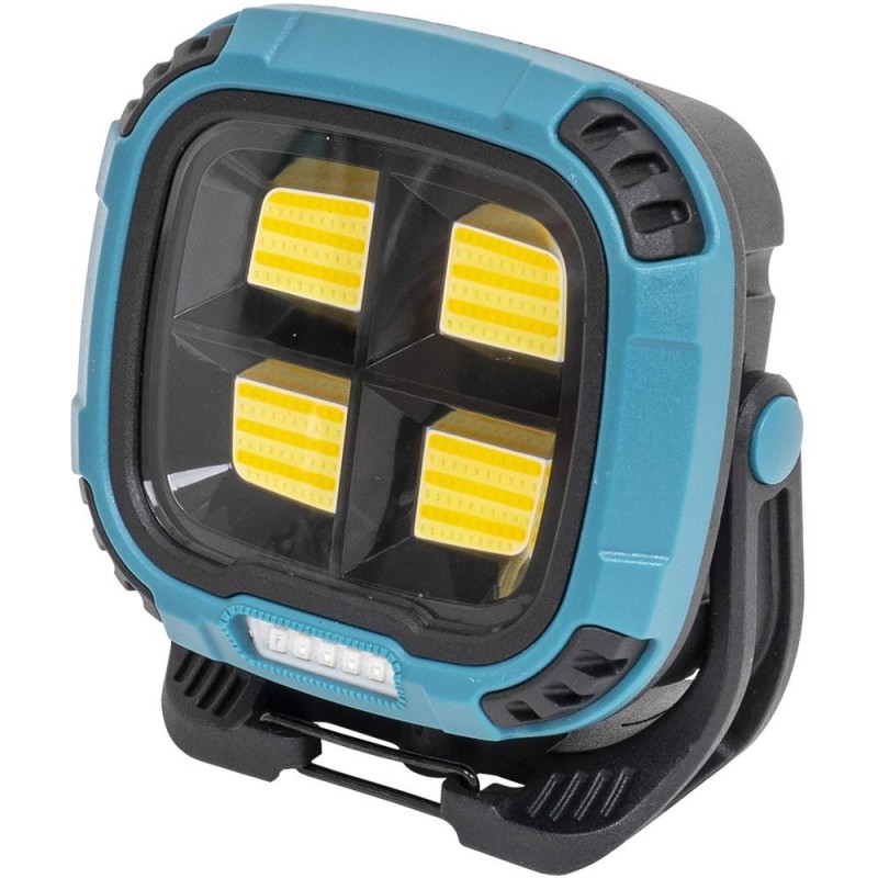 Set 2 x Proiector Portabil de Mana, 4 Moduri de Intensitate a Luminii, cu Baterii, Albastru