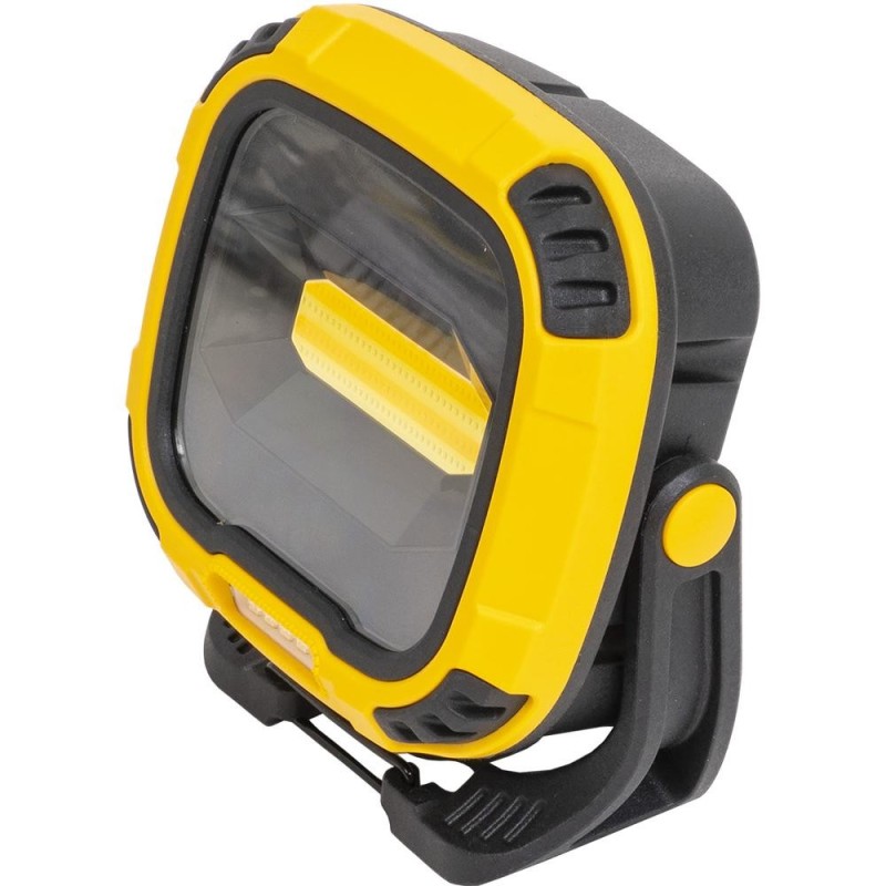 Set 2 x Proiector Portabil de Mana, 6 Moduri de Intensitate a Luminii, cu Baterii, Galben