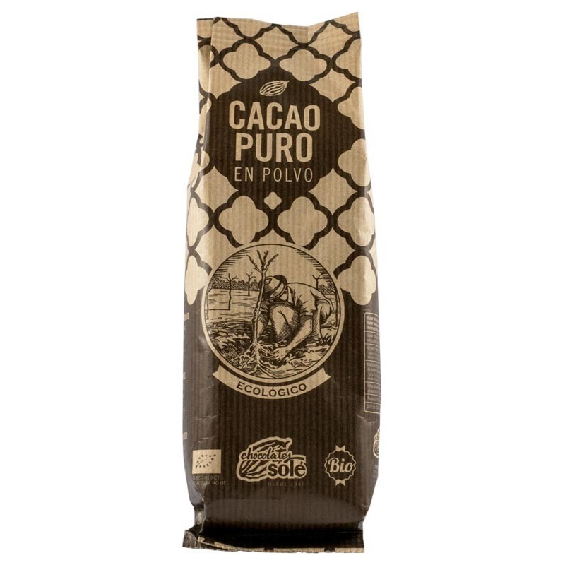 Set 2 x Pudra Bio de Cacao Pura, 150 g Chocolates Sole