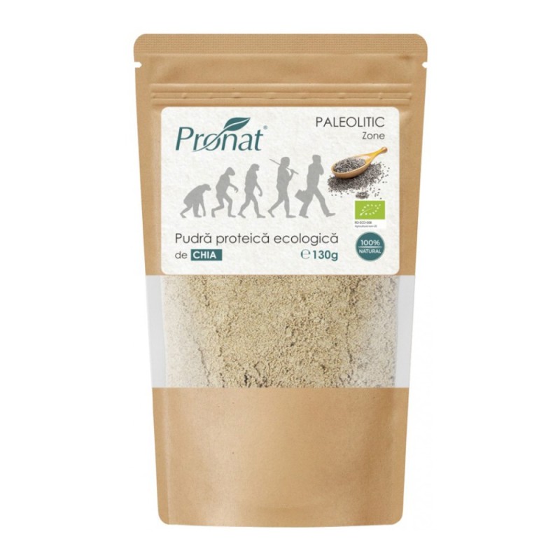 Set 2 x Pudra Proteica Bio din Seminte de Chia, 130 g