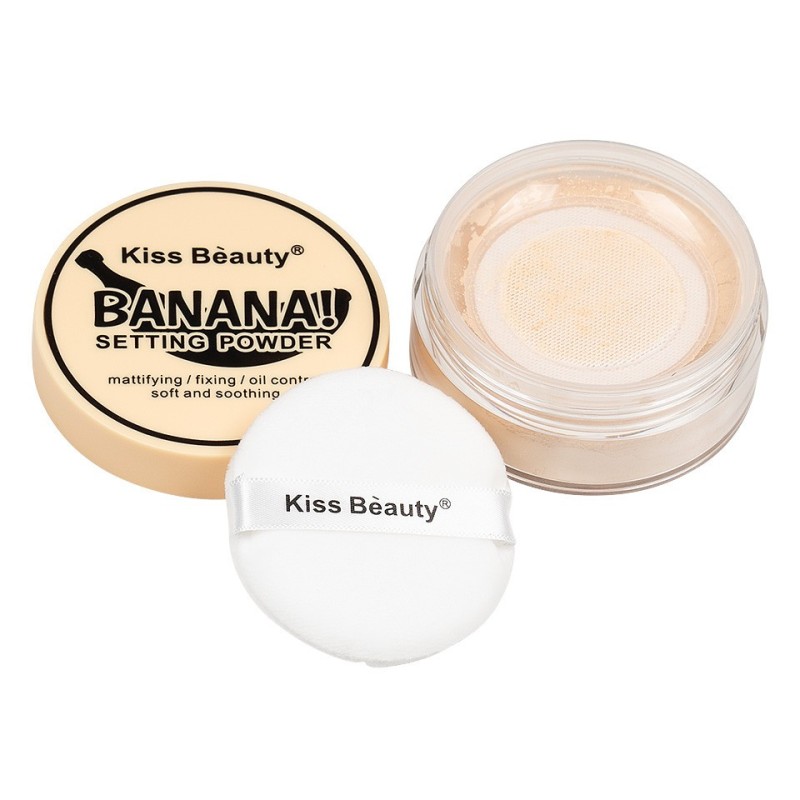 Set 2 x Pudra Pulbere Matifianta Kiss Beauty Banana