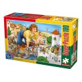 Set 2 x Puzzle 100 Piese, D-Toys, Calatoriile lui Gulliver