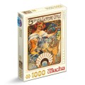 Set 2 x Puzzle 1000 Piese D-Toys, Alphonse Mucha, Biscuits Lefevre-Utile