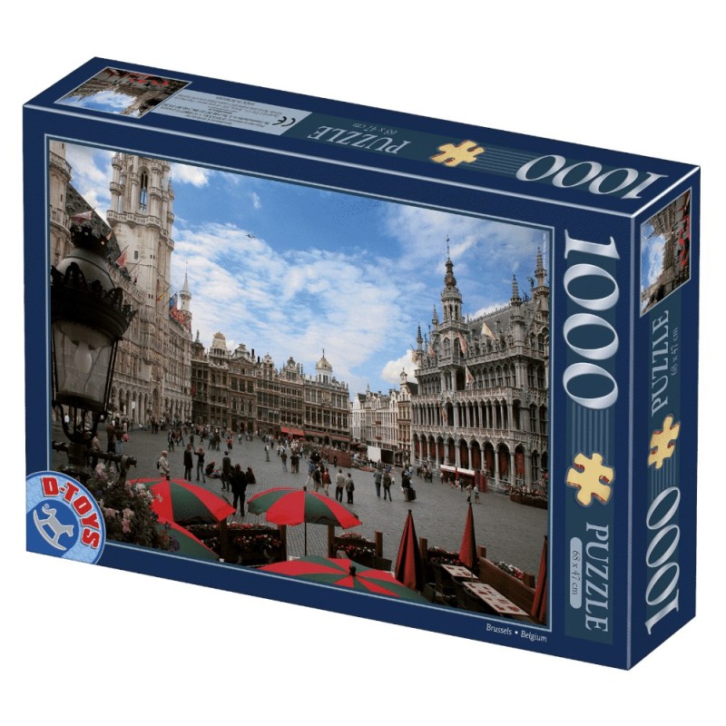 Set 2 x Puzzle 1000 Piese D-Toys, Bruxelles