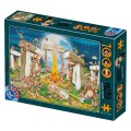 Set 2 x Puzzle 1000 Piese D-Toys, Cartoon Stonehenge