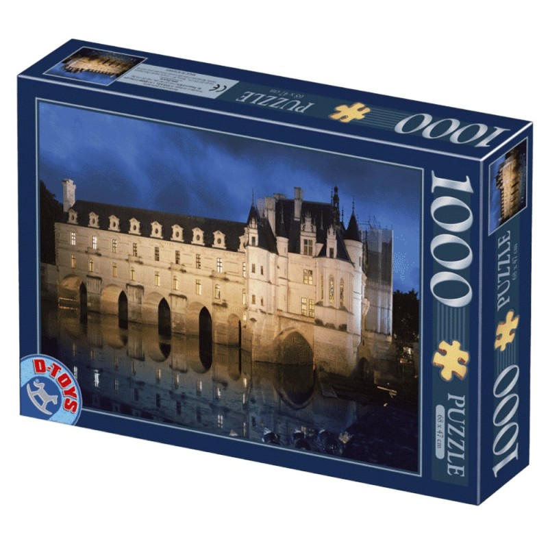 Set 2 x Puzzle 1000 Piese D-Toys, Castelul Chenonceau