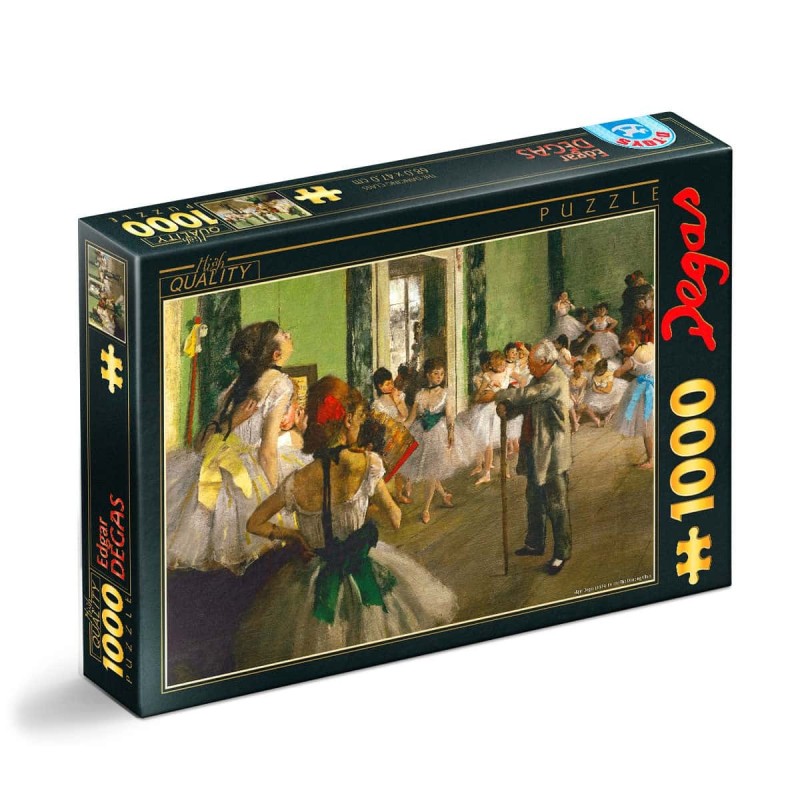 Set 2 x Puzzle 1000 Piese D-Toys, Edgar Degas, The Ballet Class