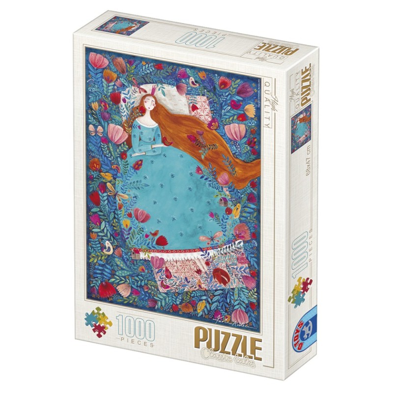 Set 2 x Puzzle 1000 Piese D-Toys, Frumoasa Adormita de Kurti Andrea