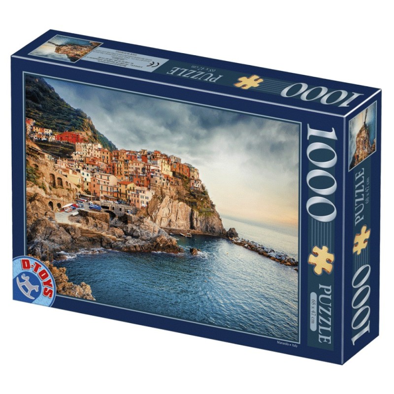 Set 2 x Puzzle 1000 Piese D-Toys, Manarola, Italia