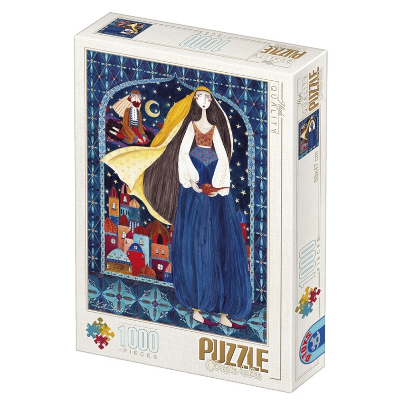 Set 2 x Puzzle 1000 Piese D-Toys, O Mie si Una de Nopti de Kurti Andrea