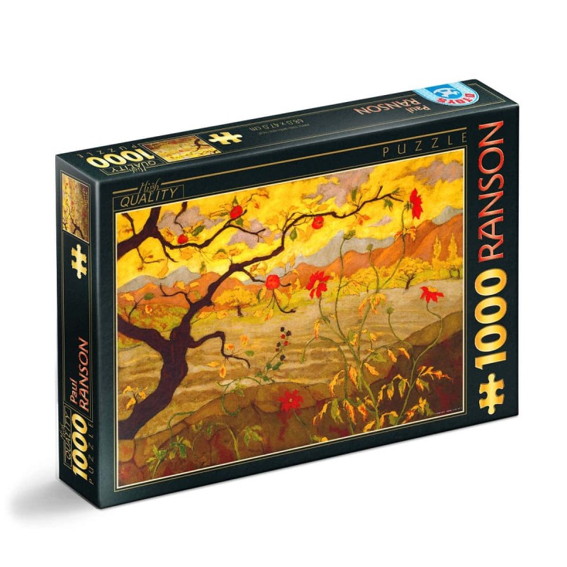 Set 2 x Puzzle 1000 Piese D-Toys, Paul Ranson, Apple Tree with Red Fruit