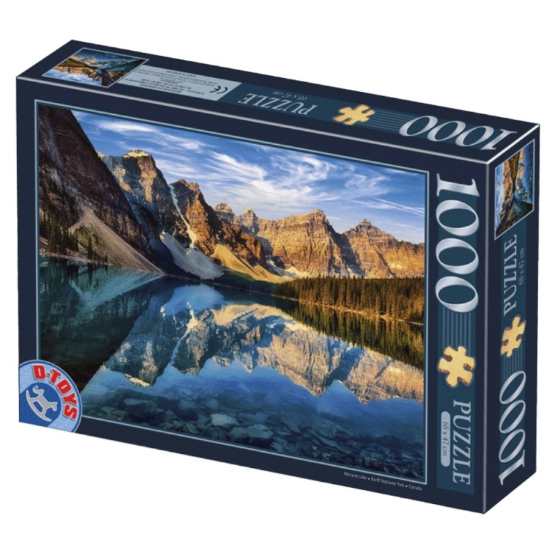 Set 2 x Puzzle 1000 Piese D-Toys, Peisaj din Natura, Canada