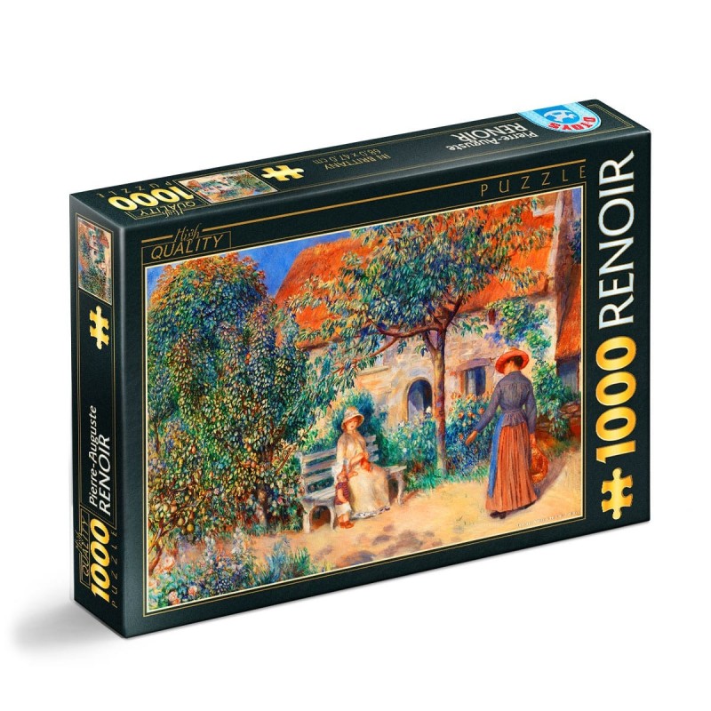 Set 2 x Puzzle 1000 Piese D-Toys, Pierre-Auguste Renoir, In Brittany