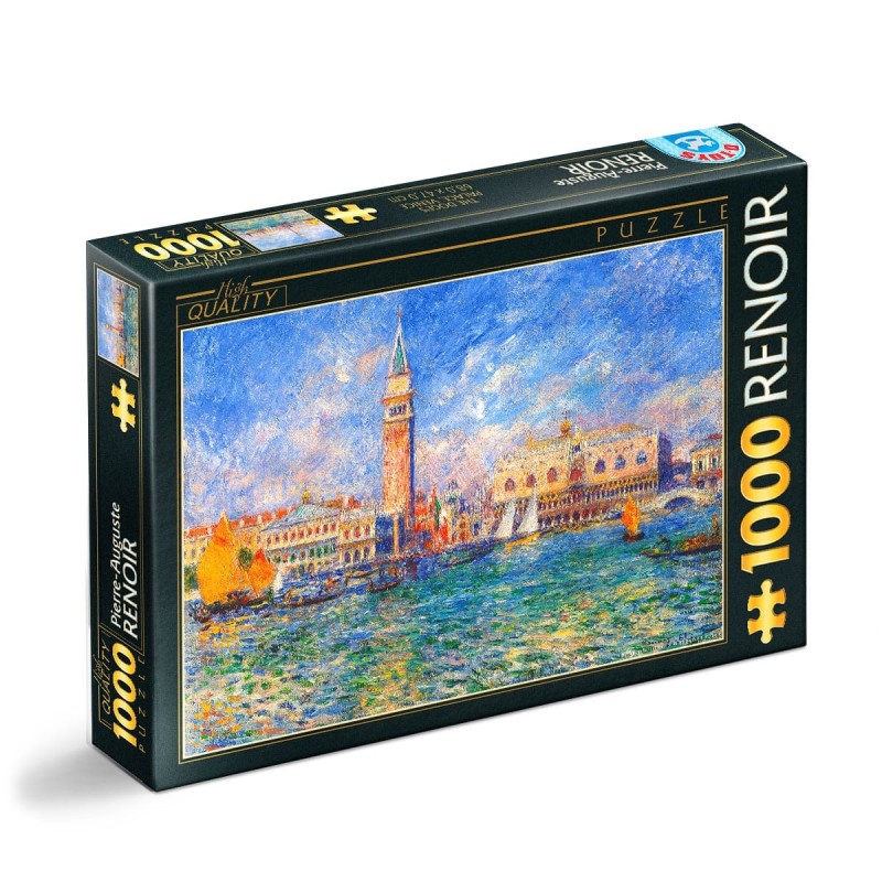 Set 2 x Puzzle 1000 Piese D-Toys, Pierre-Auguste Renoir, The Doge’s Palace