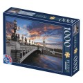 Set 2 x Puzzle 1000 Piese D-Toys, Podul Alexandru al III-lea, Paris